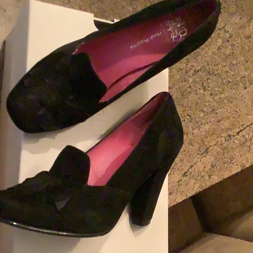 Hush Puppies black High Heels Size 9.5 - 4 inch heels